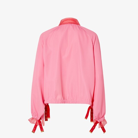 Fendi Bomber-inspired jacket with shirt collar and raglan sleeves | Thumbnail 2