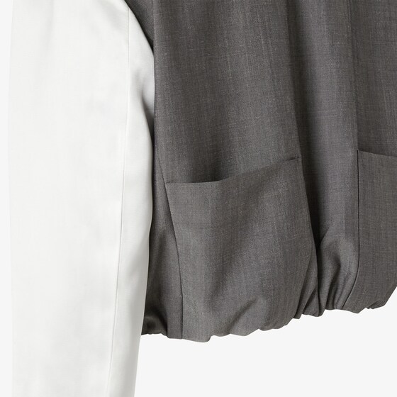 Fendi Cropped single-breasted jacket with shirt collar | Thumbnail 3