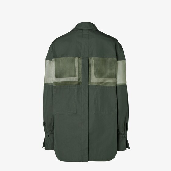 Fendi Safari jacket with shirt collar and long sleeves with wide | Thumbnail 2