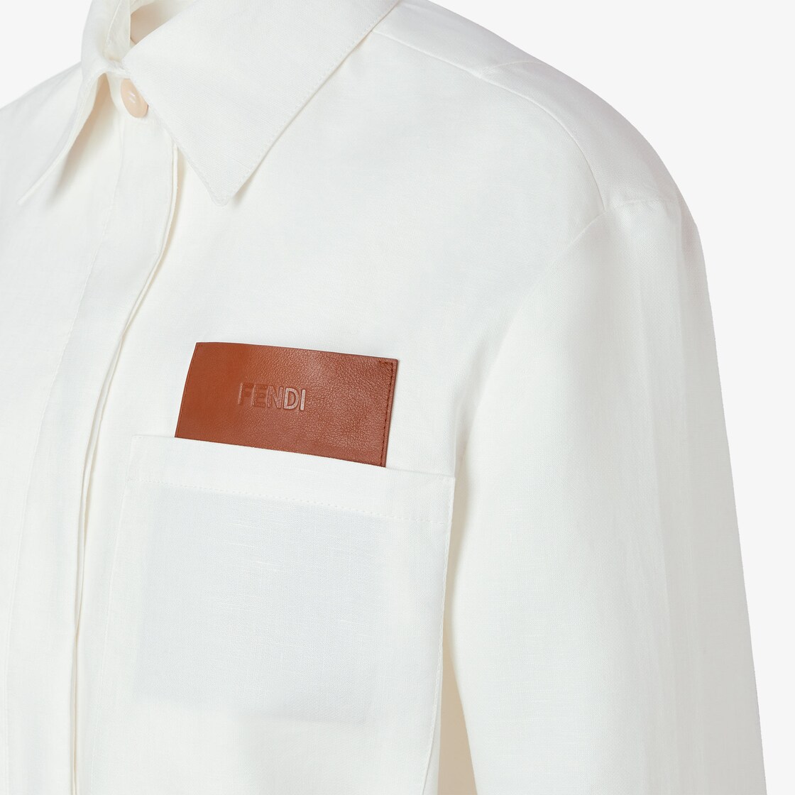 Jacket White linen and cotton Go-To jacket White - Image 3/3