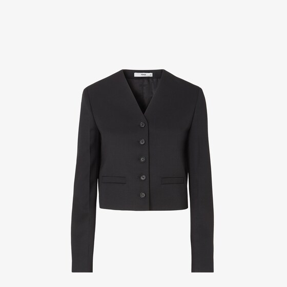 Fendi Jacket In Black