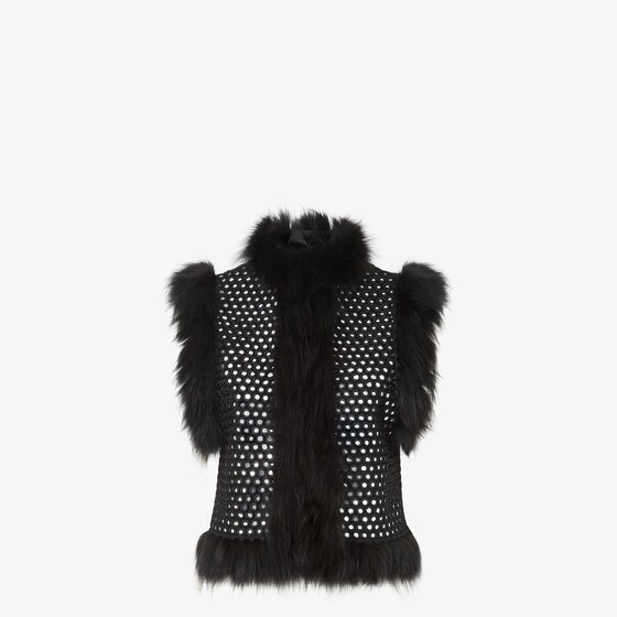 Fendi Gilet In Black