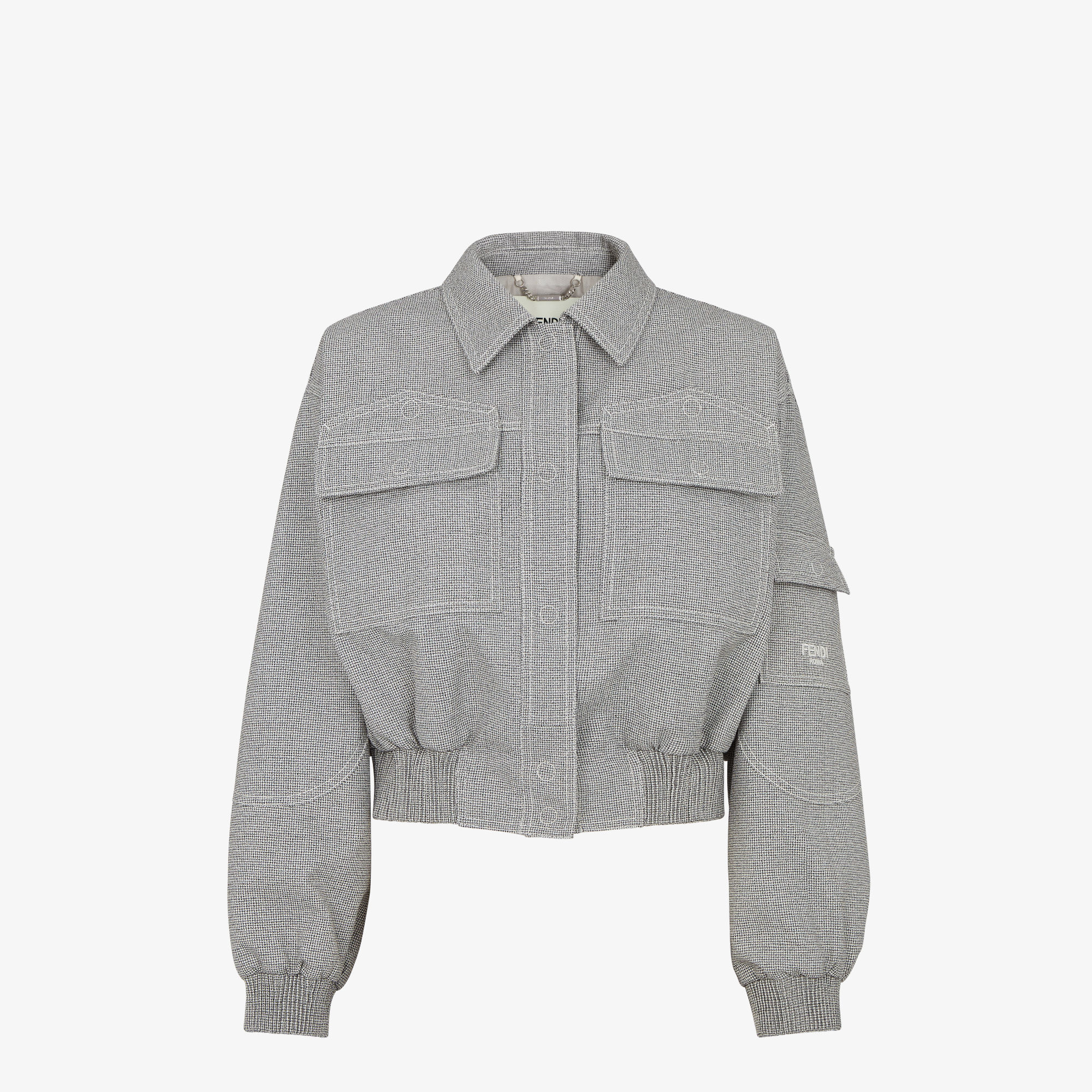 Blouson Wool Gray | Fendi Blouson Wool Gray | Fendi
