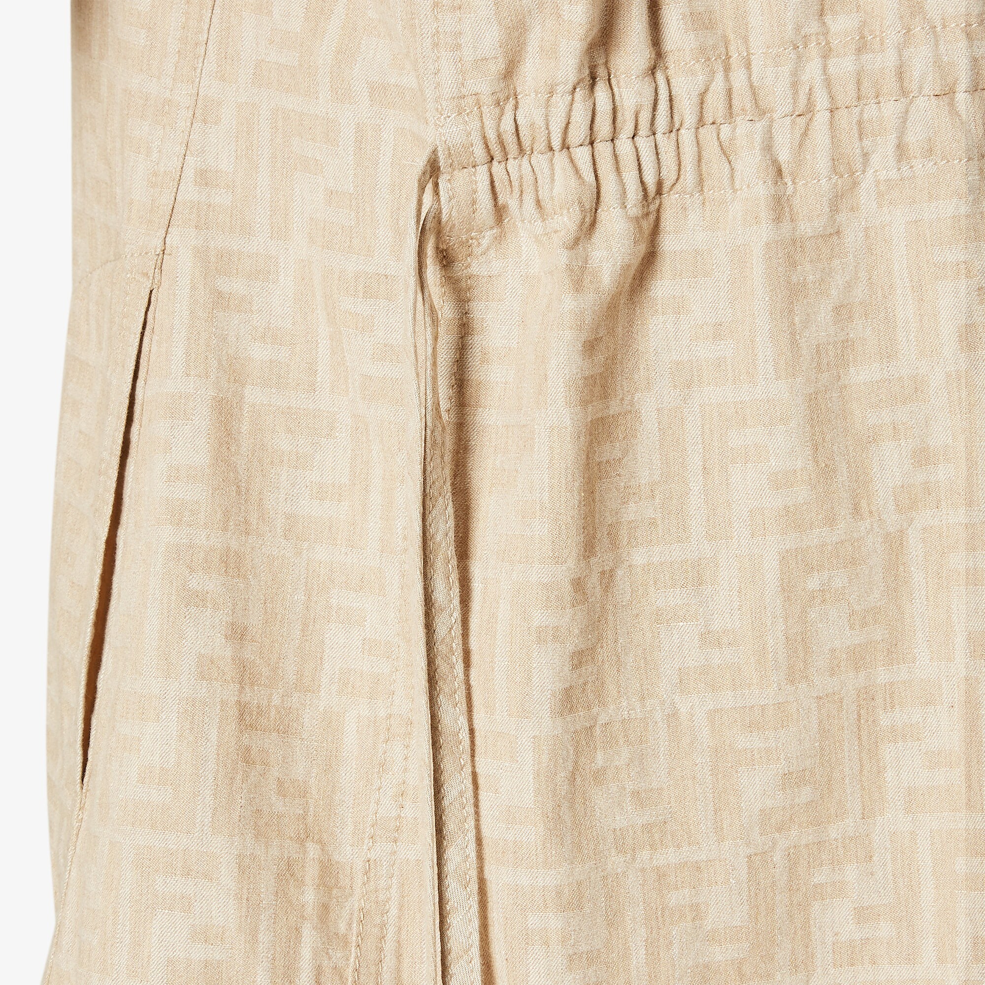 ワンピース FENDI SS25 FF chambray denim dress (FLD562ASMF F1SAZ) Dress Denim Beige | Fendi
