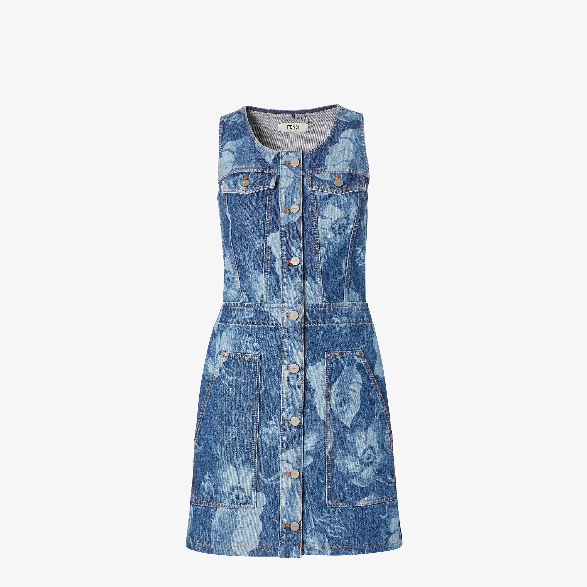 ワンピース FENDI MIDNIGHT BLUE SATIN DRESS Fendi Midnight blue satin dress for Women Online USA at