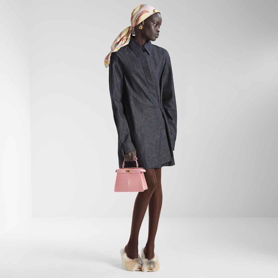 Dress Light blue chambray dress Blue - Image 4/4