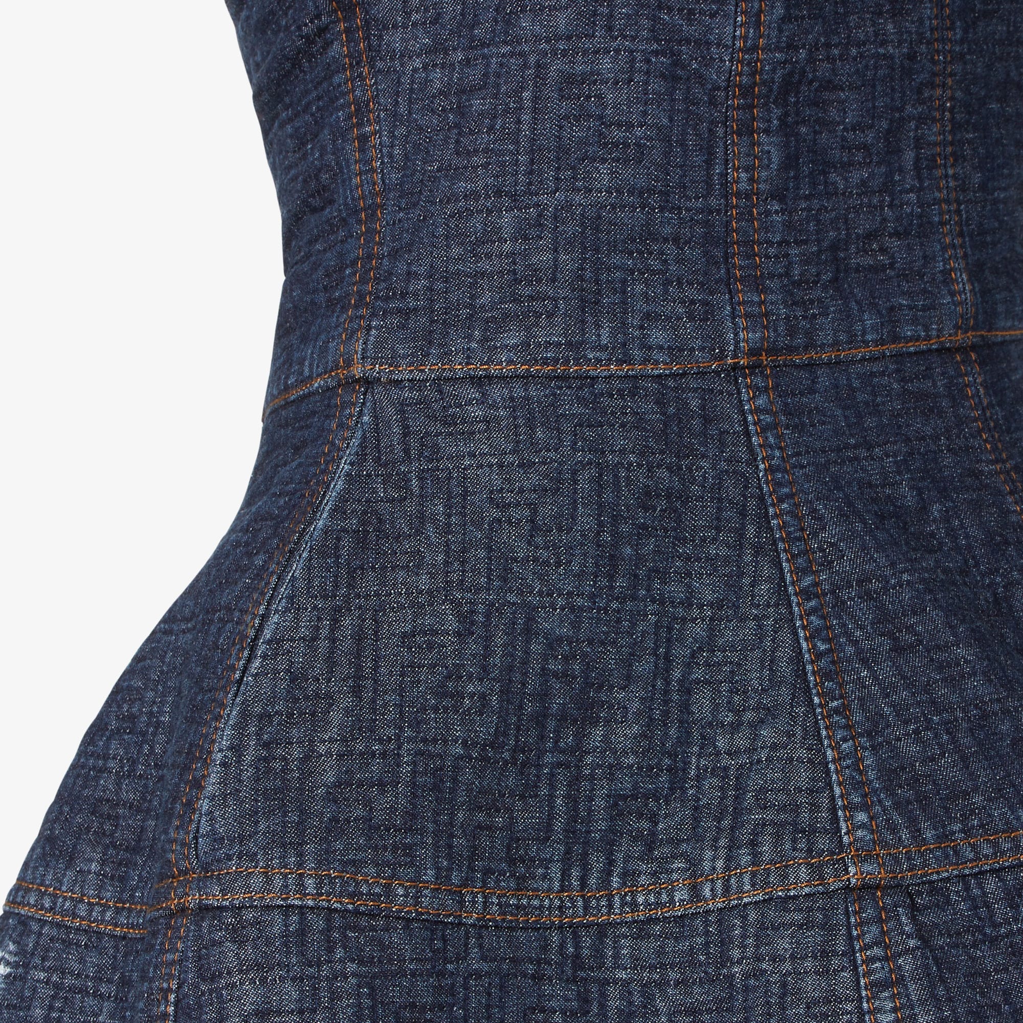 Dress , Blue, Size 34- Fendi