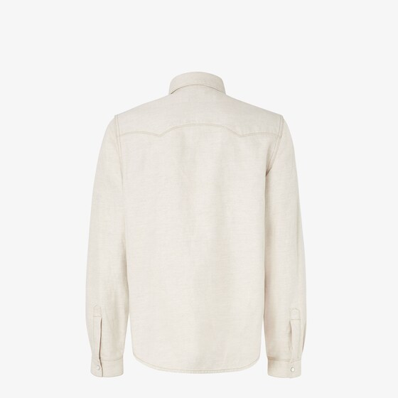 Fendi Long-sleeved Selleria denim shirt made from an organic | Thumbnail 2