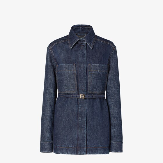 Fendi Jacket In Blue