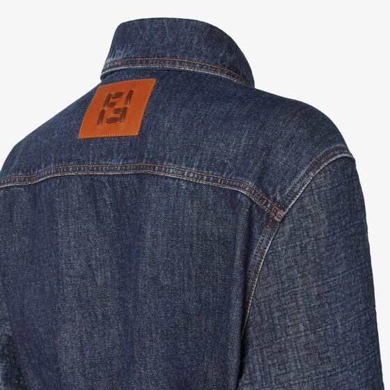 Fendi Single-breasted Go-To Jacket with shirt collar and low-cut | Thumbnail 3