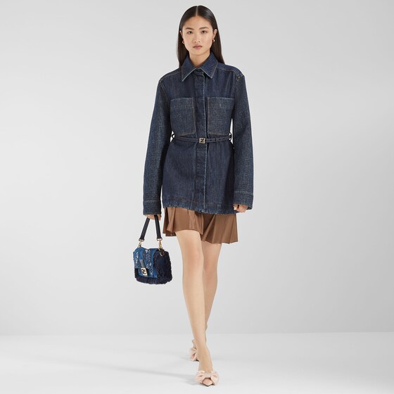Fendi Single-breasted Go-To Jacket with shirt collar and low-cut | Thumbnail 5