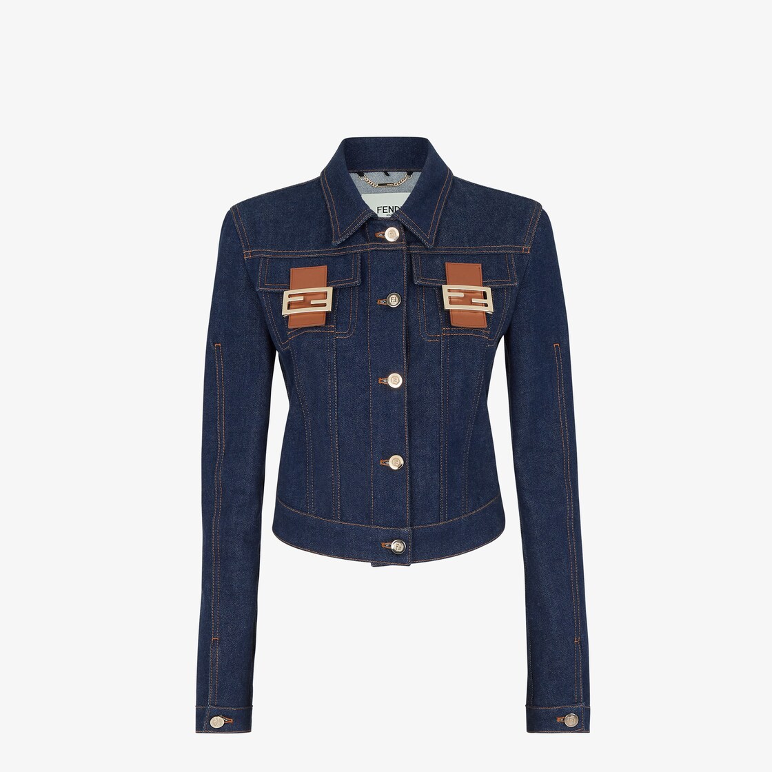 Jacket - Blue denim jacket | Fendi