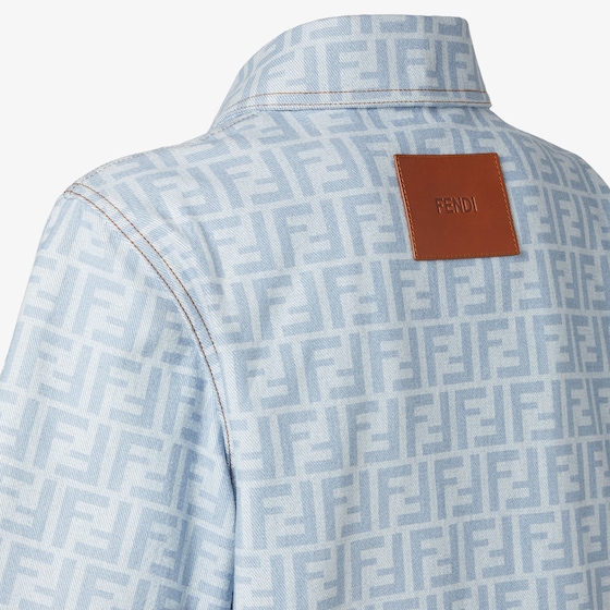 Fendi Cropped jacket with shirt collar and short sleeves | Thumbnail 3