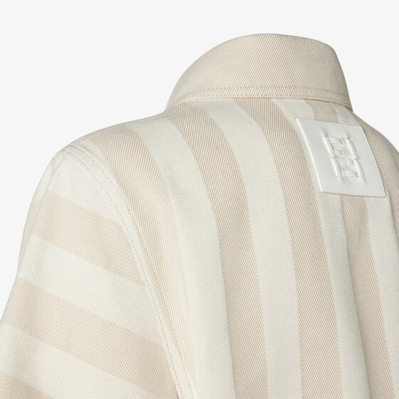 Fendi Cropped jacket with shirt collar and short sleeves | Thumbnail 3