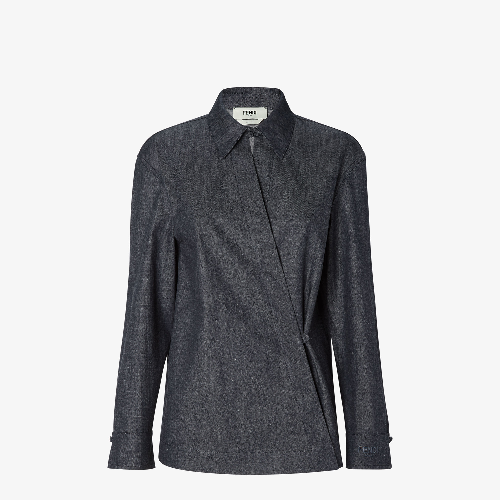 【フェンディ】 Shirts シャツ Tシャツ コットン ブルー | Fendi