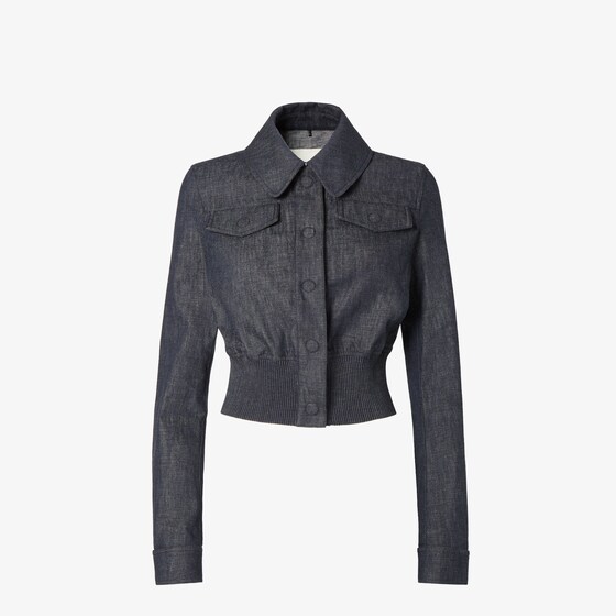 Fendi Blouson In Blue