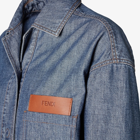 Fendi Short single-breasted jacket with patch pockets on the chest | Thumbnail 3