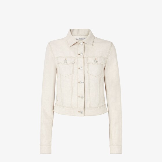 Fendi Jacket In White
