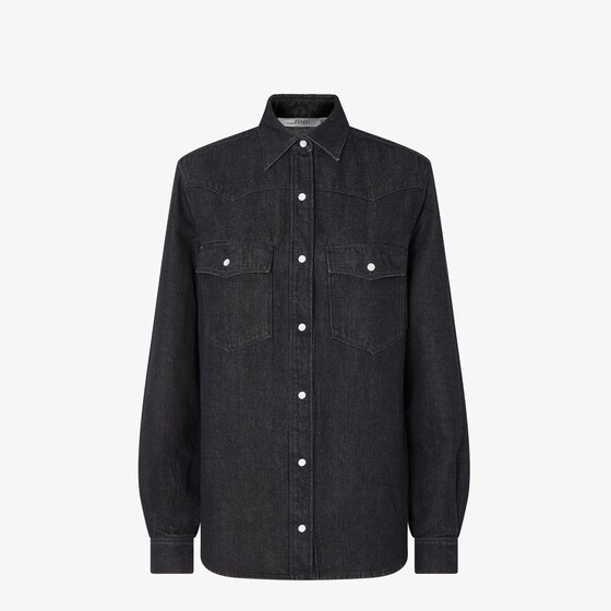 Fendi Shirt In Black