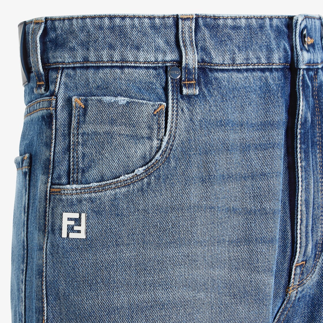 デニム パンツ デニム ブルー | Fendi デニム パンツ デニム ブルー | Fendi