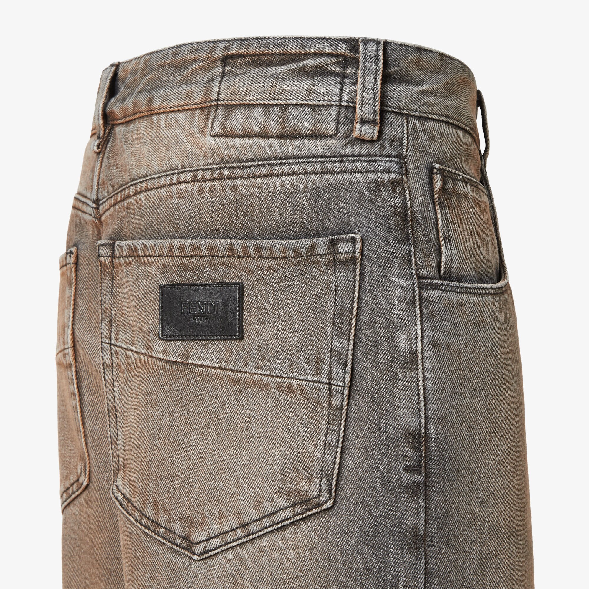 Long Jeans Denim Gray | Fendi