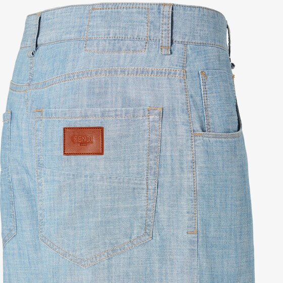 Fendi Straight-cut, regular-fit, five-pocket trousers | Thumbnail 3