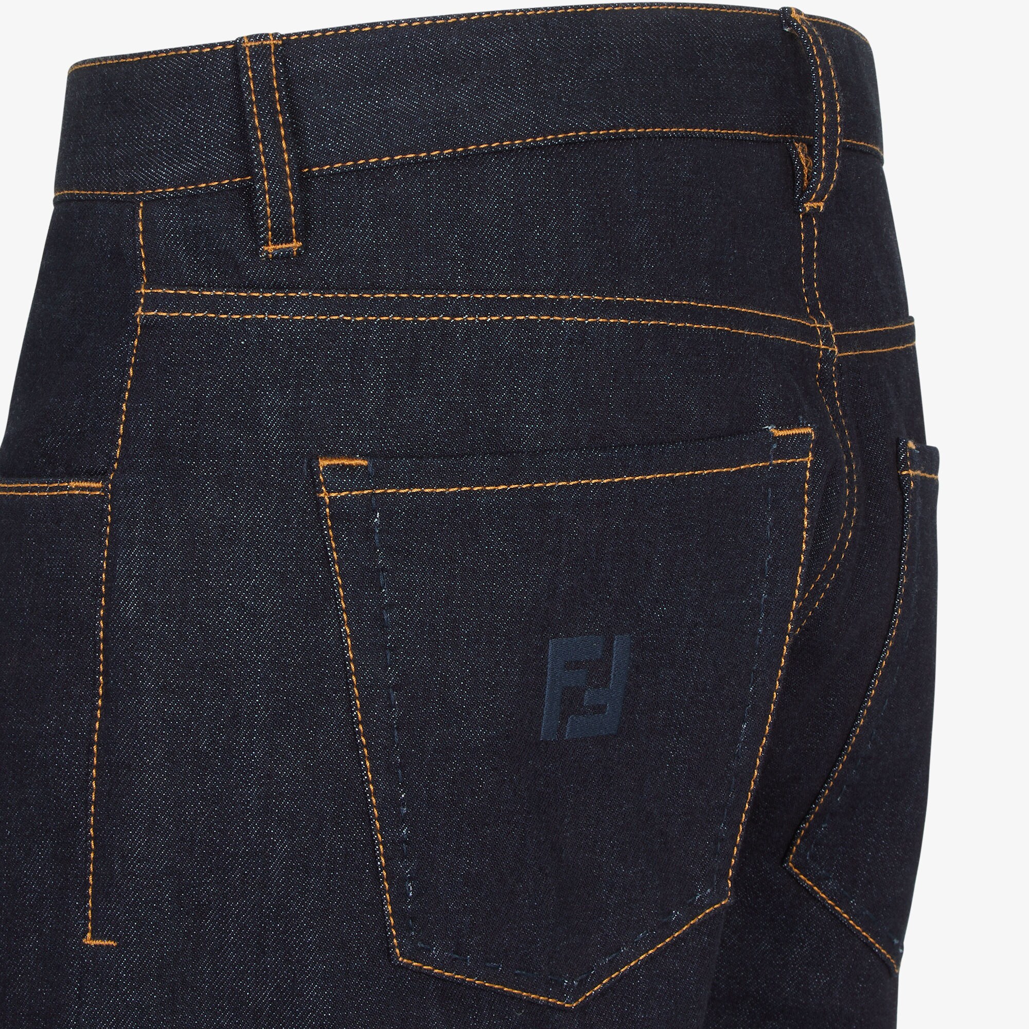 【送料&関税込】Fendi Dark Blue Cotton Denim Jeans Denim Jeans Fendi - Men – myCompañero