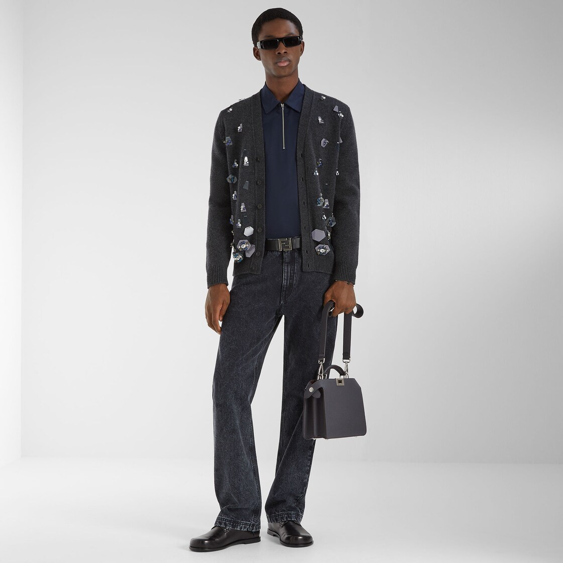 Long Jeans Black denim trousers Black - Image 5/5