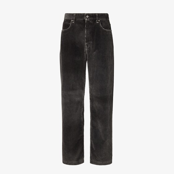 Fendi Long Jeans In Black