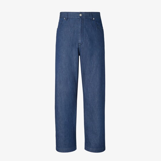 Fendi Long Jeans In Blue