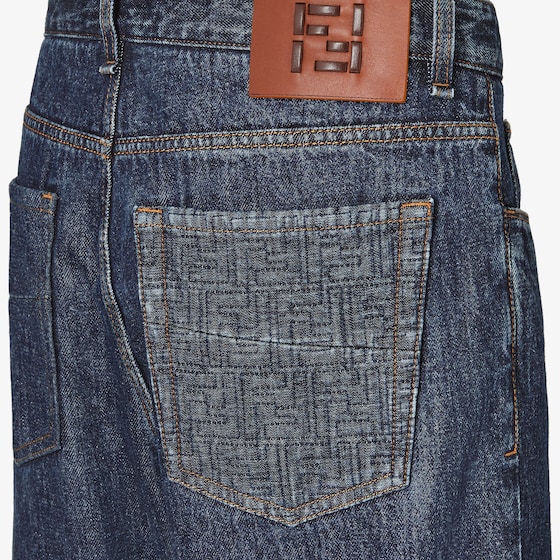 Fendi Straight-cut five-pocket trousers | Thumbnail 3