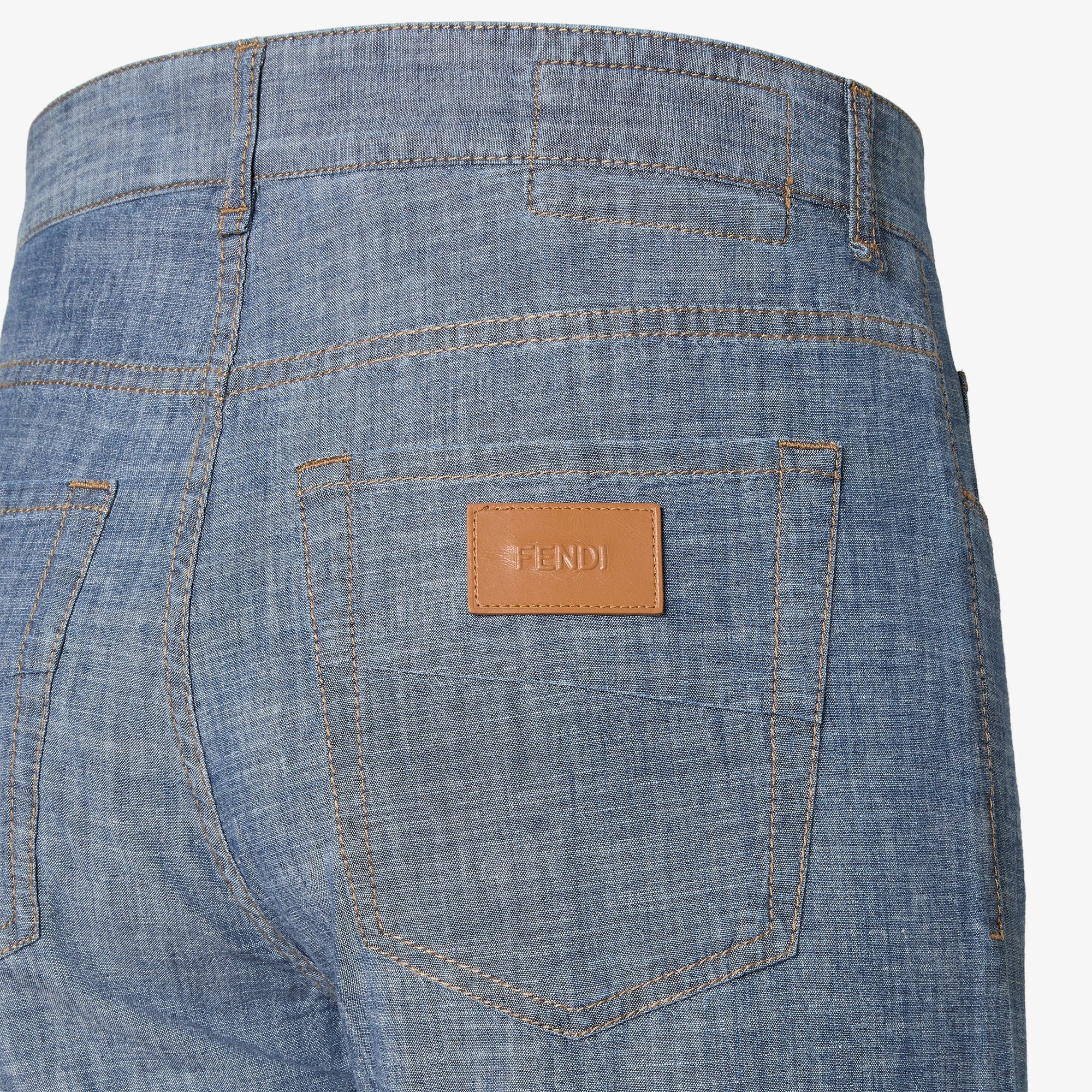 Long Jeans - Light blue | FENDI US