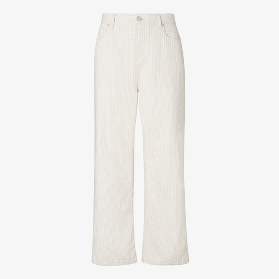 Fendi Long Jeans In White