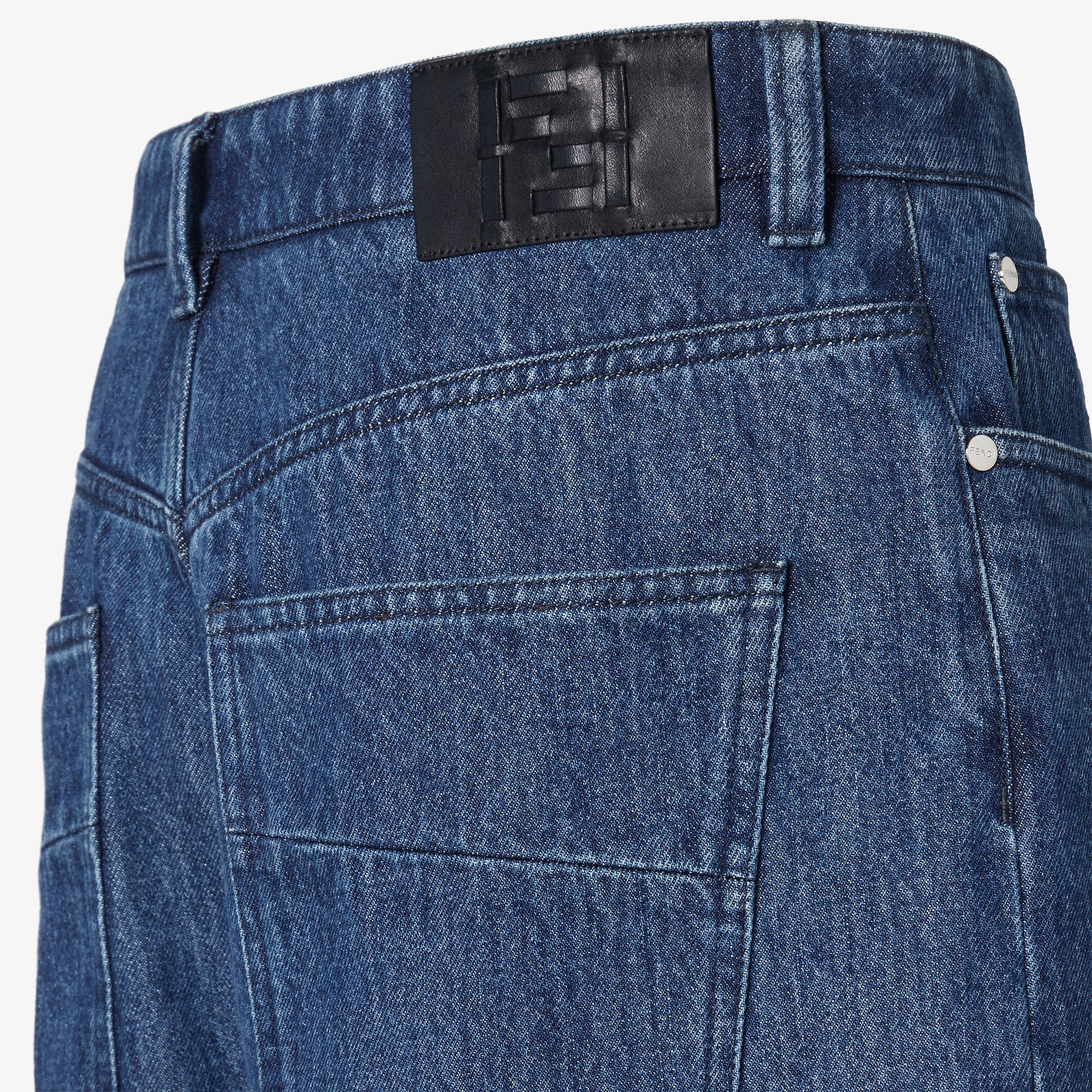 Long Jeans - Blue | FENDI SG