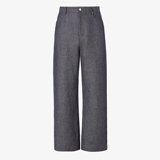 Fendi Long Jeans In Blue