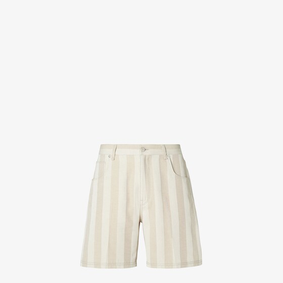 Fendi Straight-cut relaxed fit five-pocket shorts