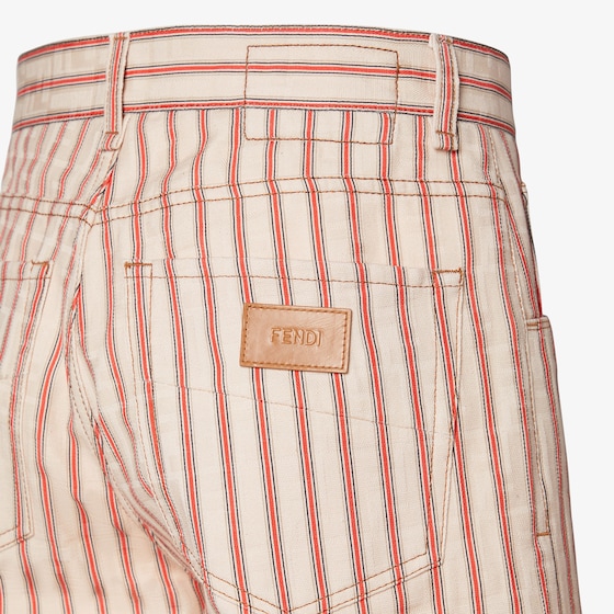 Fendi Five-pocket Bermuda shorts with a relaxed fit | Thumbnail 3