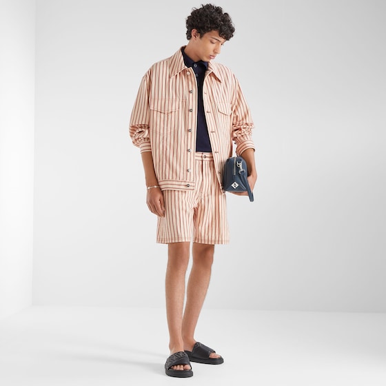 Fendi Five-pocket Bermuda shorts with a relaxed fit | Thumbnail 4