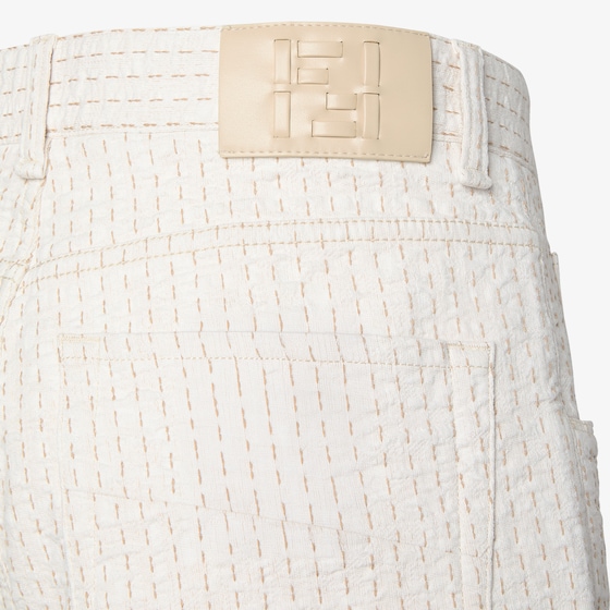 Fendi Five-pocket Bermuda shorts with a relaxed fit | Thumbnail 3