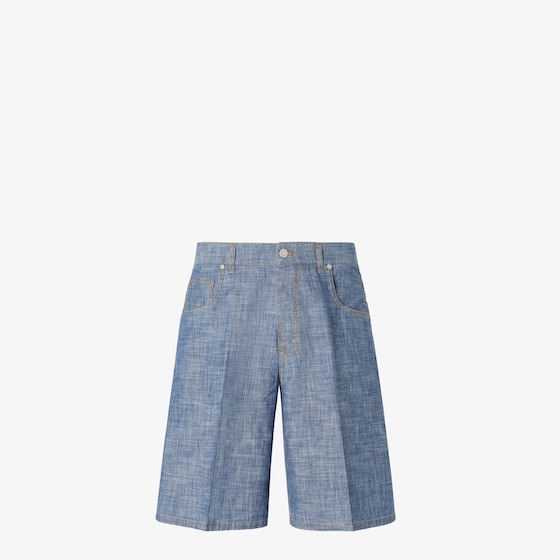 Fendi Five-pocket Bermuda shorts with a relaxed fit