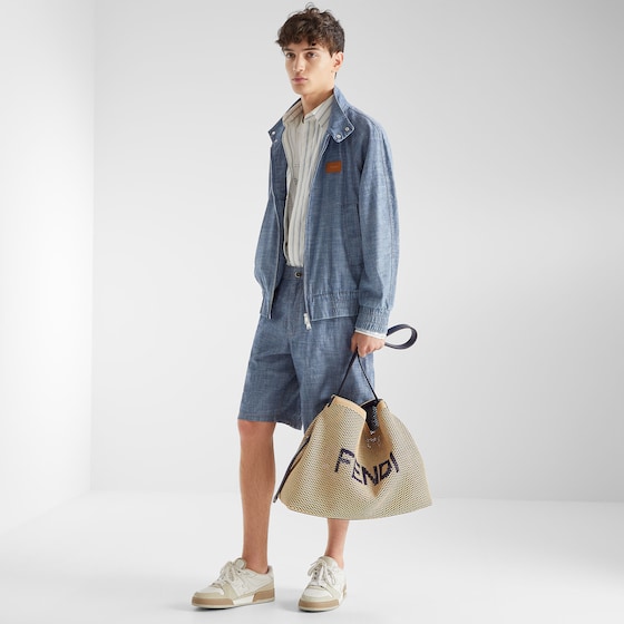 Fendi Five-pocket Bermuda shorts with a relaxed fit | Thumbnail 4