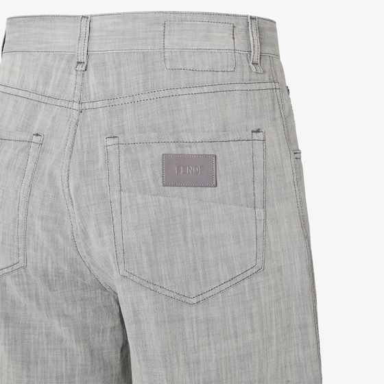Fendi Five-pocket Bermuda shorts with a relaxed fit | Thumbnail 3