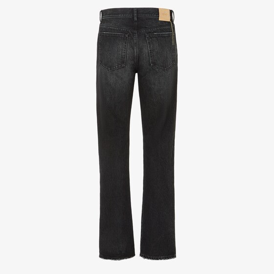 Fendi Slim-fit 5-pocket trousers made from black organic cotton | Thumbnail 2