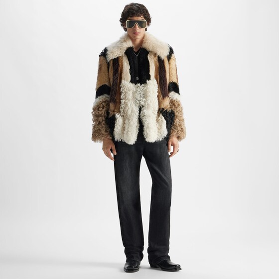 Fendi Regular-fit 5-pocket trousers made from black organic | Thumbnail 4