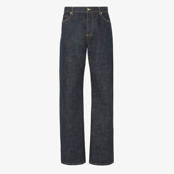 Fendi Long Jeans In Blue