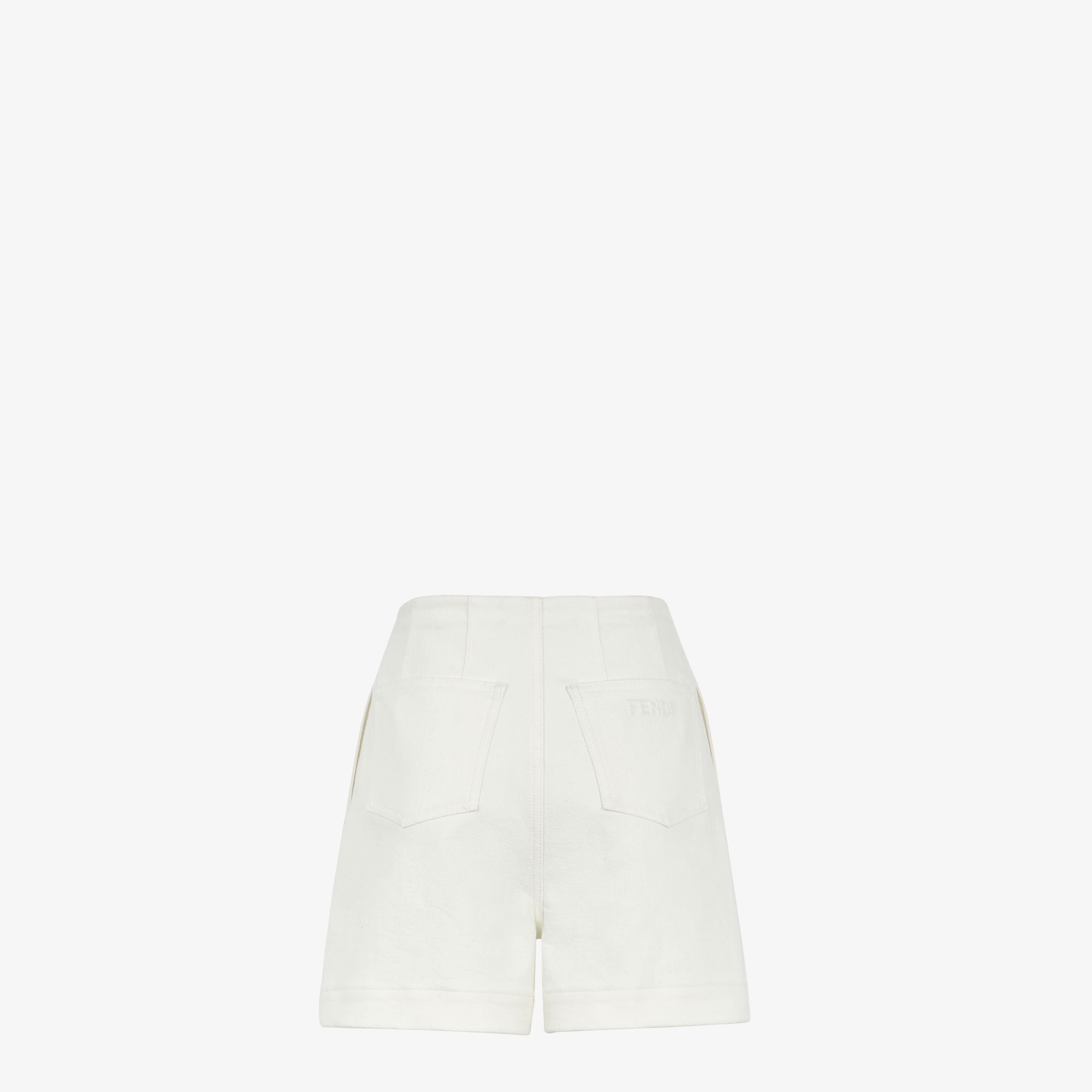 FENDI フェンディ ファー デニムショートパンツ ブルー ファー パンツ