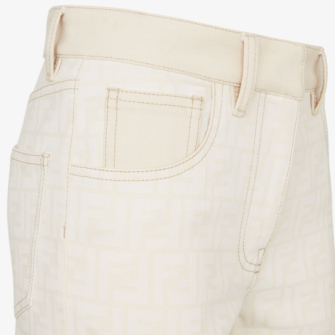 Fendi white pants hotsell