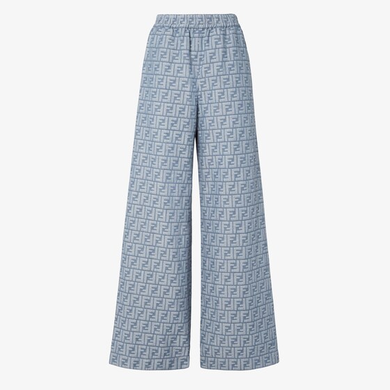 Fendi Trousers In Blue