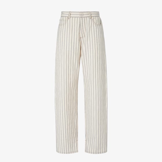Fendi Long Jeans In Neutral