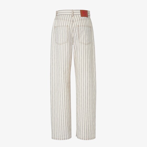 Fendi High-waisted five-pocket trousers with a wide, straight leg | Thumbnail 2